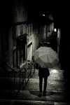 114 - A GIRL WITH AN UMBRELLA - LIEBLING ANDRE - france <div